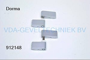 Dorma  LM  2 delig zelfdragende Aluminium Paumelle opschroef scharnier  G22 - Paumel Steekmaat 89 (40-49 mm)  mm 22 mm draaipuntafstand  EV1  2 st. per set in doosje