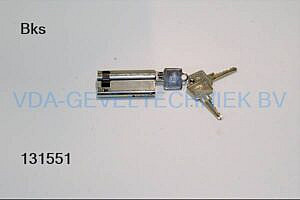 BKS halve cilinder 10x55 G-3437 incl. 3 sleutels