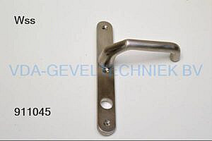 WSS MAY RVS geborsteld deurkruk langschild Binnen pc 94 Kaba Keso (greep) (klink) (hendel)