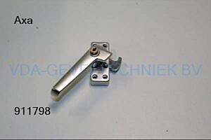 AXA Raamboom raamsluiting links afsluitbaar 3319 zilver met opvulplaat