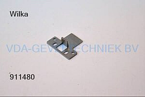 Wilka P645 Sluitplaat met lip voor vergrendeling naar boven voor 4685/4686 RVS