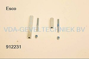 Esco gedeelde stift 9mm lengte 29/65 mm