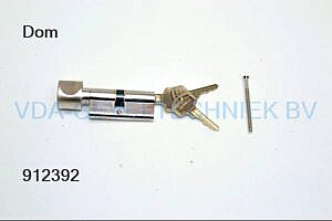 Dom Knopcilinder 35x30 Plura 3 sleutels