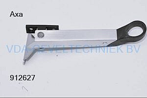 Axa raamuitzetter / raamopener / raamhendel zwart / RVS voet naar beneden