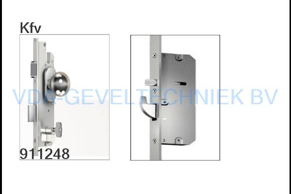 KFV AS2750 meerpuntssluiting 35/92/V16 2400mm B003 haak/pen