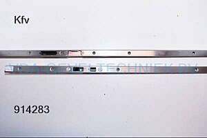 KFV sluitlijst BD25 - 2 - 0624EG RVS U24 x 2250 mm B001 Links RVS