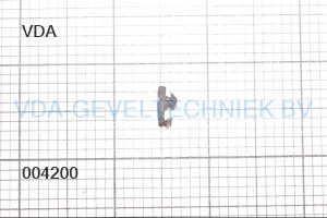 VDA middendichting rubber 42 (prijs per meter, minimale afname 10 meter) uitlopend artikel