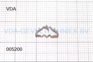 VDA glasdichting rubber 52 (prijs per meter, minimale afname 10 meter)