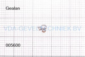 Gealan glasdichting rubber 56 8186 (prijs per meter, minimale afname 10 meter)