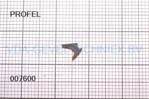 Profel insteekrubber 76 D072 (prijs per meter, minimale afname 10 meter)