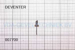 Deventer middendichting tochtprofiel rubber 77 S5507 (prijs per meter, minimale afname 10 meter)