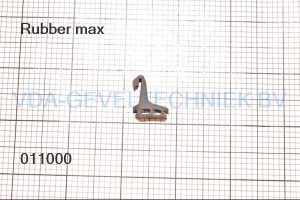 Rubber max middendichting 33901619 16x19 12-14mm (prijs per meter, minimale afname 10 meter)