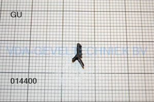 GU middendichting tochtprofiel schuifpui rubber A/C/G=2/4/4x dh&br (prijs per meter, minimale afname 10 meter)