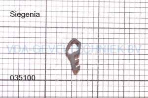 Siegenia binnendichting rubber schuifpui PDPB0040-09901 (prijs per meter, minimale afname 10 meter)