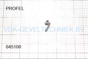 Profel middendichting rubber  D675 (prijs per meter, minimale afname 10 meter)