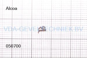Alcoa/Kawneer aanslagdichting rubber 500029 (prijs per meter, minimale afname 10 meter)