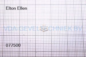 Elton aanslagdichting rubber 0680 AC TPE. Transparant. (prijs per meter, minimale afname 10 meter)