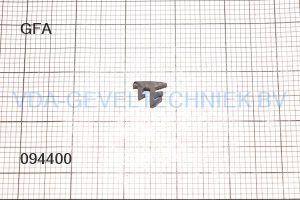 GFA dichting rubber 944    ADTP-4717 insteekrubber zwart (prijs per meter, minimale afname 10 meter)