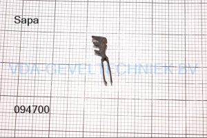 Sapa insteekrubber 71R521 (prijs per meter, minimale afname 10 meter)