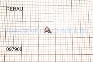 Rehau glasdichting rubber 553060-006 (prijs per meter, minimale afname 10 meter)