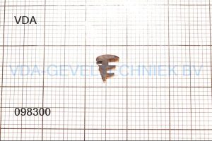 VDA insteekrubber 983 (prijs per meter, minimale afname 10 meter)