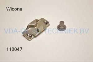 Wicona alu sluitplaat 6041337