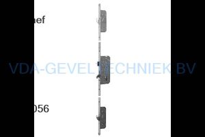 Nemef meerpuntssluiting 4926-02 55/72/V24 1700mm afgerond krukbediend