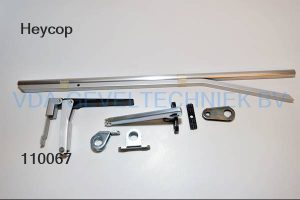 Heycop telecombi voorventilatieraam/klepraam