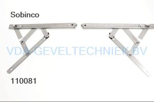 Sobinco uitzet schaar set rvs 300mm  P691-305P