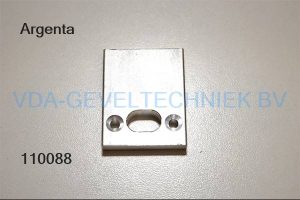 Montage plaat aluminium 33x35x7 tbv