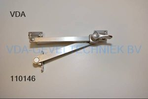 Raamuitzetter aluminium 320mm draaistang (uitlopend artikel)
