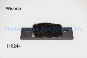 Wicona alu borstel 110x28x7mm