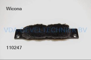 Wicona borstel t.b.v. schuifpui 142x25mm
