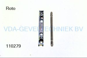 Roto alu 200 / R84M / R41L scharnier met pen stift 2 delig  212310 (uitlopend artikel)