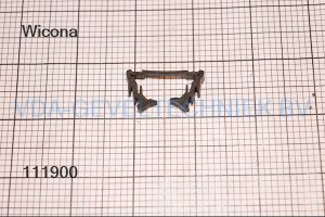 Wicona/Hydro rooster rubber D4074024-W4010526 (prijs per meter, minimale afname 10 meter)