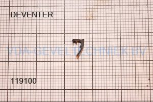 Deventer S2586 81813001 rubber (prijs per meter, minimale afname 10 meter)