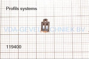 Profils systems 027.412.00025 rubber (prijs per meter, minimale afname 10 meter)