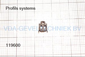 Profils systems 027.410.00025 rubber (prijs per meter, minimale afname 10 meter)