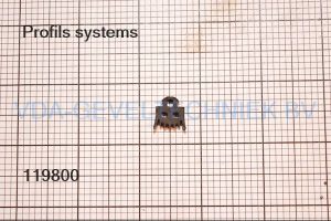 Profils systems 027.407.00025 rubber (prijs per meter, minimale afname 10 meter)