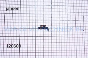 Jansen buitendichting rubber 455.581 (prijs per meter, minimale afname 10 meter)