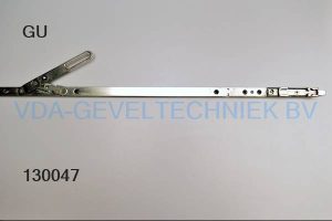 Gu stolpespagnolet met kiepsluitplaat  FFH 2101-2350 G-22167-00-0-1