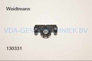 Weidtmann losse slotkast t.b.v. espagnolet schneckengehäuse schroefbaar zwart