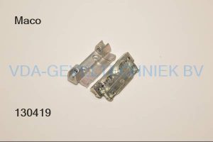 Maco bovenscharnier infrees Schaarlager Trend Zilver 18-12 130Kg. 52700
