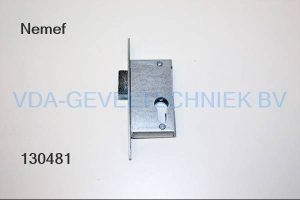 Nemef Cilinder bijzetslot Drn 40 mm Voorpl. 155 x 24 mm D305 40/verzinkt