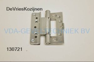 S2 / De Vries Kozijnen scharnier naar binnen draaiend 80x100 MM ster sneeuwvlok