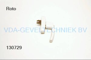 Roto alu raamkruk RAL9001 afsluitbaar Rotoline