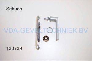 Schuco reparatie set rechts kammergetriebe raamkruk en rozet 243034 247001 247083