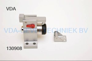 Deurstopper massief met haak grijs