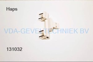 Haps scharnier 3-delig P800-R/NL  Gealan Ral 9001 160kg. SKG** 01 3122 00 39