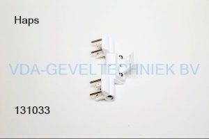 Haps scharnier 3-delig P800-R/NL  Gealan Ral 9016 160kg. SKG** 01 3122 00 46